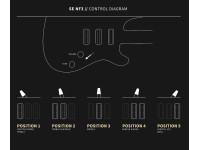 PRS SE NF3 Ice Blue Metallic RW PRS SE NF3 Ice Blue Metallic RW